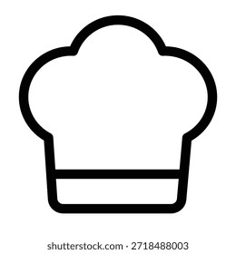 chef hat icon design template illustration