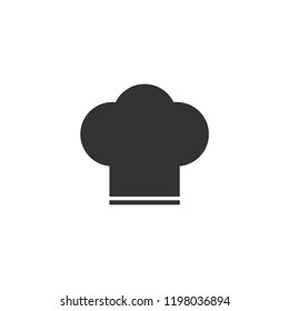 Chef Hat Icon Flat. Icon Flat
