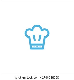 chef hat icon flat vector logo design trendy illustration signage symbol graphic simple