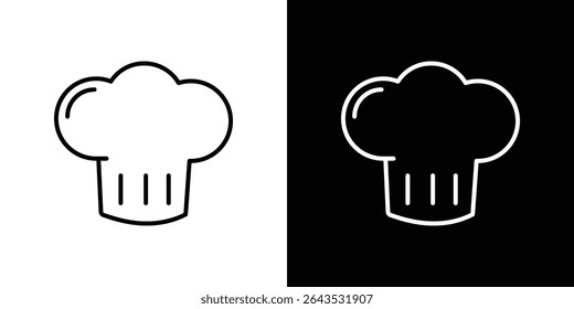 Chef hat icon. Graphic Design vector icon. Ui Ux Icons
