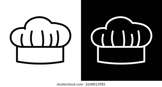 Chef hat icon Graphic vector set for ui design