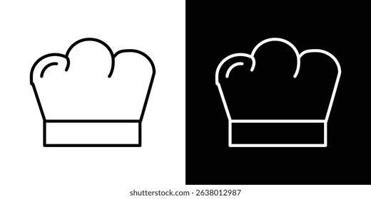 Chef hat icon Graphic vector set for ui design