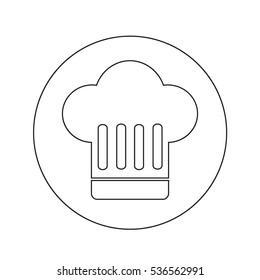 Chef hat icon illustration design