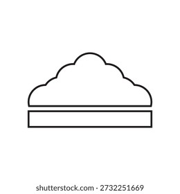 chef hat icon illustration element design