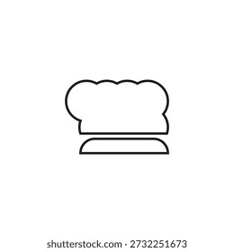 chef hat icon illustration element design