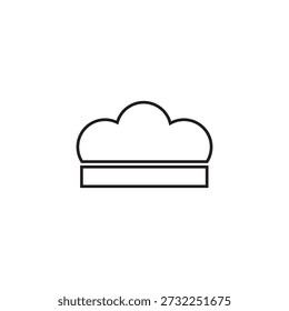 chef hat icon illustration element design