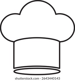 chef hat icon illustration for graphic design