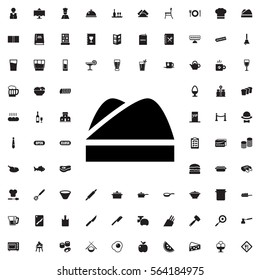 chef hat icon illustration isolated vector sign symbol