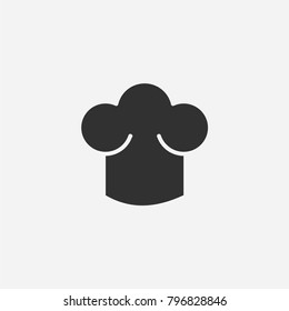 Chef hat icon illustration isolated vector sign symbol