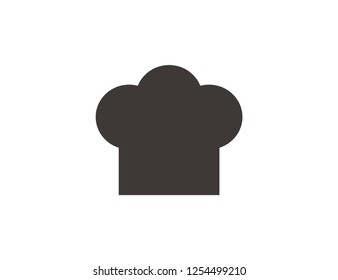 Chef hat icon isolated on white background