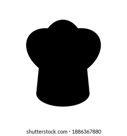 Chef hat icon isolated on white background. Vector illustration