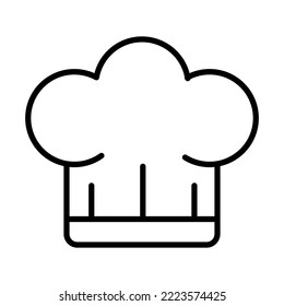 Chef Hat Icon Logo Design Vector Template Illustration Sign And Symbol Pixels Perfect
