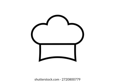 chef hat icon, Chef hat logo design icon, chef hat for cooking icon,