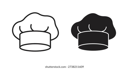 Chef hat icon logo design element. minimalist style icons