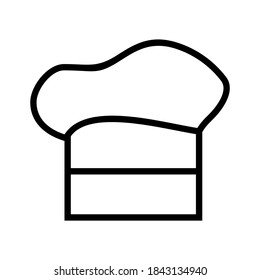 chef hat icon or logo isolated sign symbol vector illustration - high quality black style vector icons
