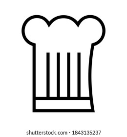 chef hat icon or logo isolated sign symbol vector illustration - high quality black style vector icons
