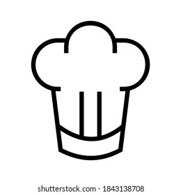 chef hat icon or logo isolated sign symbol vector illustration - high quality black style vector icons
