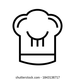 chef hat icon or logo isolated sign symbol vector illustration - high quality black style vector icons
