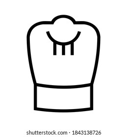 chef hat icon or logo isolated sign symbol vector illustration - high quality black style vector icons
