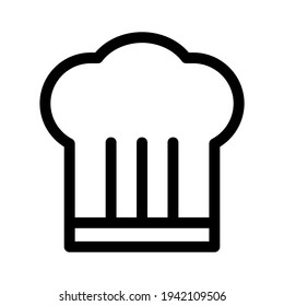 chef hat icon or logo isolated sign symbol vector illustration - high quality black style vector icons
