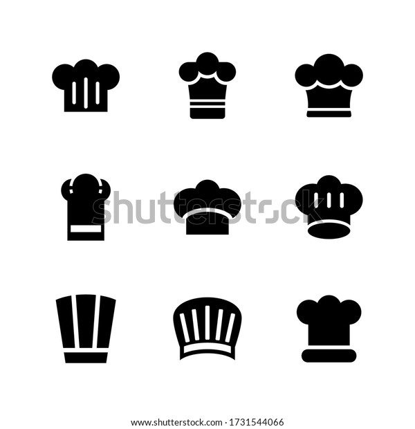 chef hat  icon or logo isolated sign symbol\
vector illustration - Collection of high quality black style vector\
icons\
