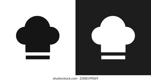 Chef hat icon logo set vector