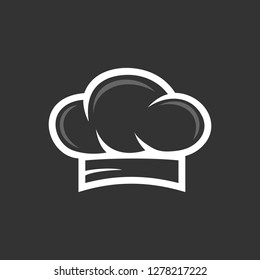 Chef hat icon logo template