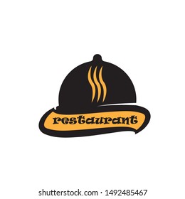 Chef hat icon logo template
