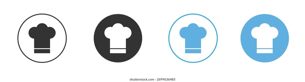 Chef-Hut-Symbol Logo Vorlage Design-Set