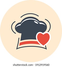 Chef Logo Lettering Hand Lettering Cap Stock Illustration 1648268068