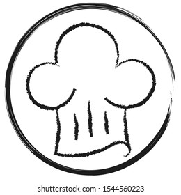 Chef hat icon in modern outline style design. Vector graphic illustration. Suitable for website design, logo, application, template. Editable vector stroke. EPS 10.