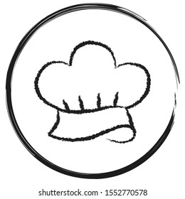 Chef hat icon in modern outline style design. Vector graphic illustration. Suitable for website design, logo, application, template. Editable vector stroke. EPS 10.