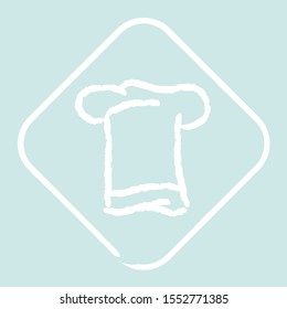 Chef hat icon in modern outline style design. Vector graphic illustration. Suitable for website design, logo, application, template. Editable vector stroke. EPS 10.