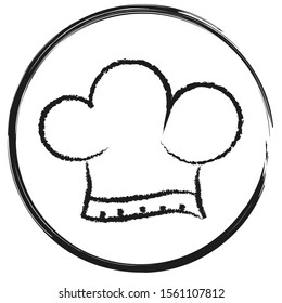 Chef hat icon in modern outline style design. Vector graphic illustration. Suitable for website design, logo, application, template. Editable vector stroke. EPS 10.