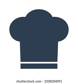 Chef hat icon on white background. Vector illustration