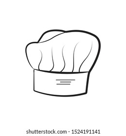 chef hat icon on white background