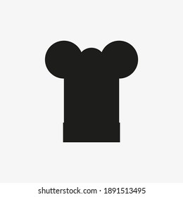 chef hat icon on white background