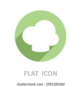 Chef hat icon. Restaurant menu.