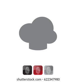 Chef hat icon. Restaurant menu.