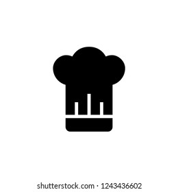 Chef hat icon. Restaurant sign