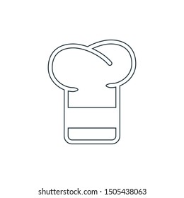 Chef hat icon. Restaurant symbol