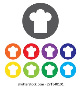 Chef Hat Icon Set