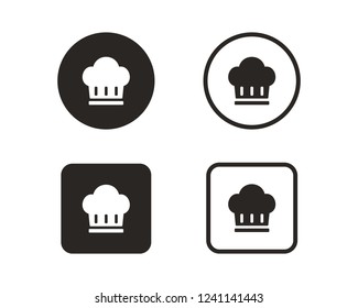 Chef hat icon sign symbol