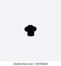 Chef Hat icon silhouette vector illustration