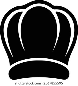 Chef hat icon. Simple illustration of chef hat vector icon for web