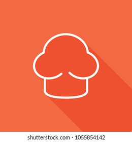 Chef hat icon, stock vector, eps10.