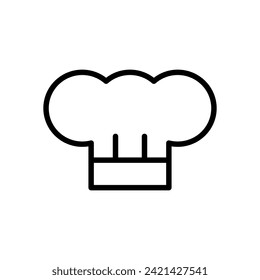 chef hat icon symbol vector template