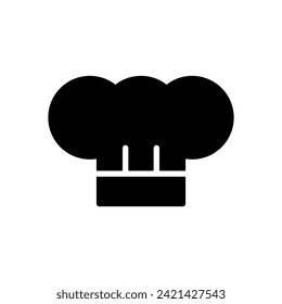 chef hat icon symbol vector template