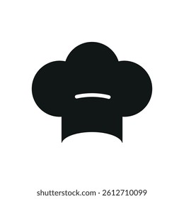 Chef hat icon symbolizes culinary expertise, professional cooking, and creativity in the kitchen.