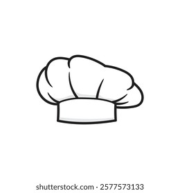 Chef hat icon template and logo vector design